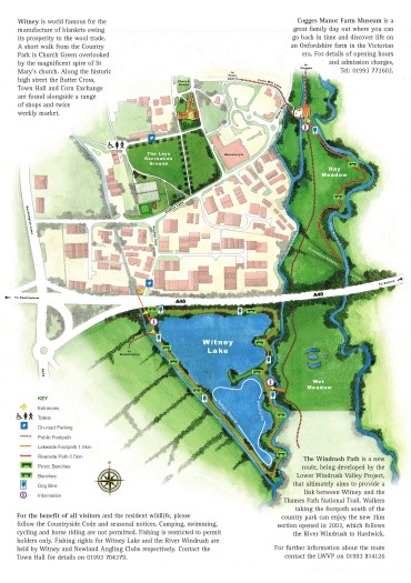 Image of map opens the Lake and Country Park leaflet