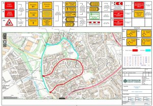 Ralegh Crescent road closure map