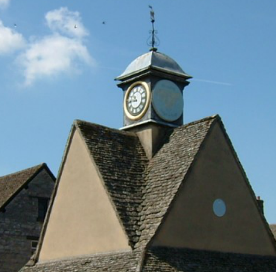 Th clock tower of the Buttercross
