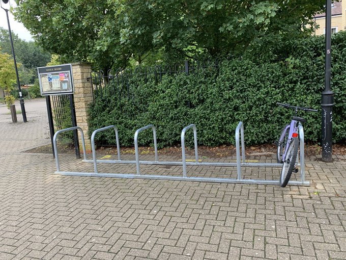 Community Cycle Racks New Cycle racks installed – Witney Town Council