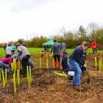 Witney Tiny Forest Planting Day March 2020