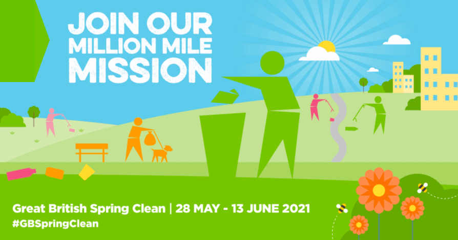 Great British Spring Clean campaign graphic