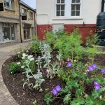 Witney Horticultural Society bed in Langdale Court