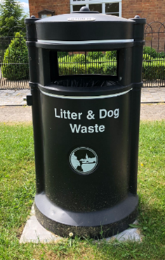 Combined Litter and Dog Waste Bin