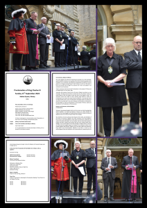 The Dais Party -Deputy Lord Lieutenant, Mr Rod Walker Mayor of Witney, Councillor Liz Duncan Town Clerk, Mrs Sharon Groth Rev Canon, Toby Wright Town Crier, Jean Postlethwaite Dixon. Mace Bearer, Mr Nick Buckle With grateful thanks to those above, Witney Town Band and Cadets from 2120 Squadron and the Army Cadet Force