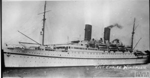 Image of the ship HMT Empire Windrush