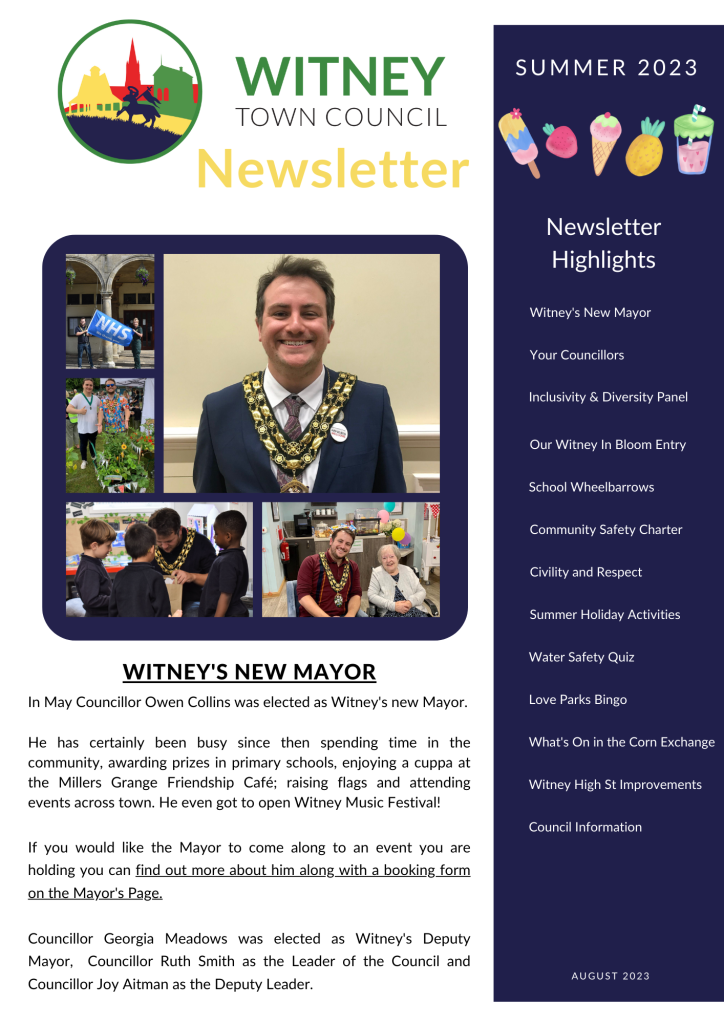Winter 2023 newsletter cover