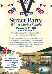 Poster advertising street party 