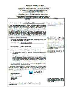 Cover sheet of Accountability and Governance Review document