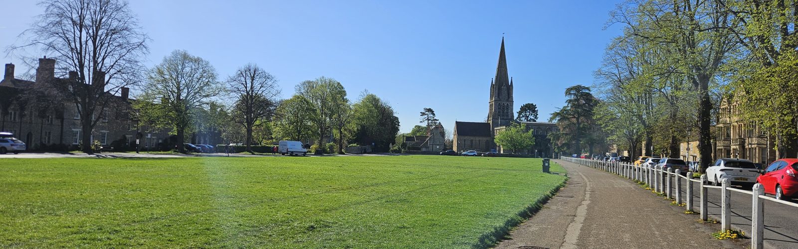 View of St Mary's Church and Church Green