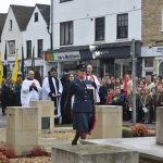 Cadet Leader lays a wreath