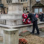 MP Lays a wreath