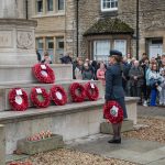 Cadet Leader lays a wreath