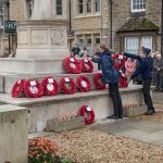 Representatives lay wreaths