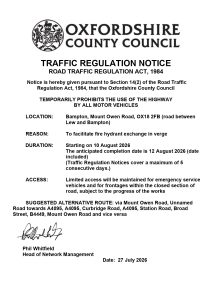 Road Closure Notice