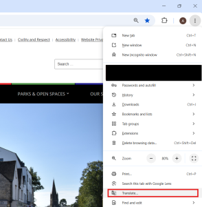 Directions to Browser Translate Part 2
