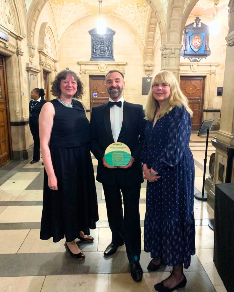 Council staff at the ceremony